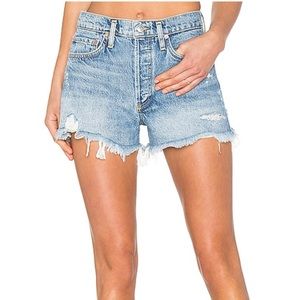 AGOLDE Parker Vintage Cutoff Shorts- Swampmeet 28